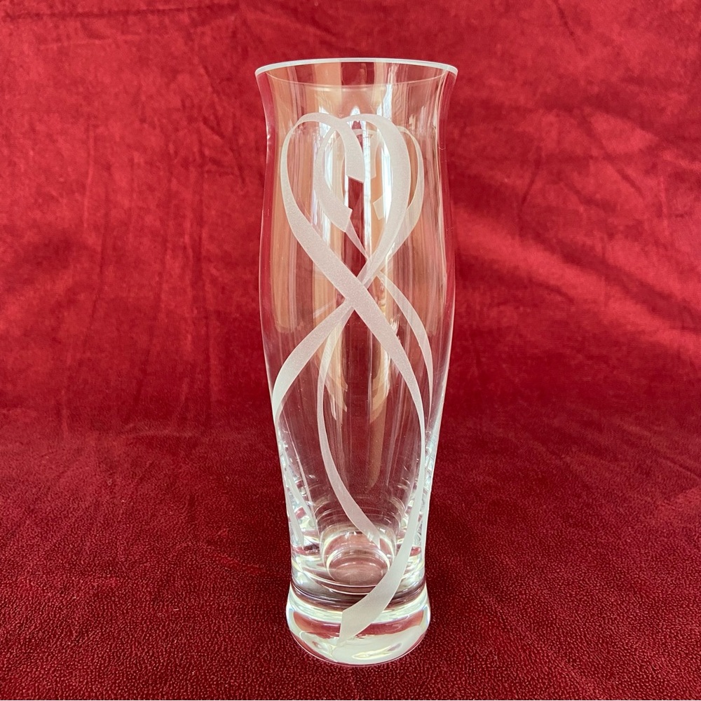 Lenox True Love Crystal Bud Vase 8.25”